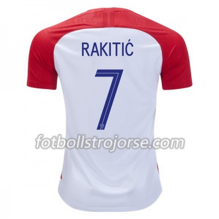 Kroatien Matchtröjor Ivan Rakitic 15 Hemma Fotbollströja VM 2018
