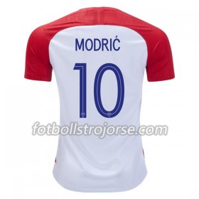 Kroatien Matchtröjor Luka Modric 10 Hemma Fotbollströja VM 2018