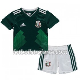 Mexiko Matchtröjor Barn Hemma Fotbollströja VM 2018