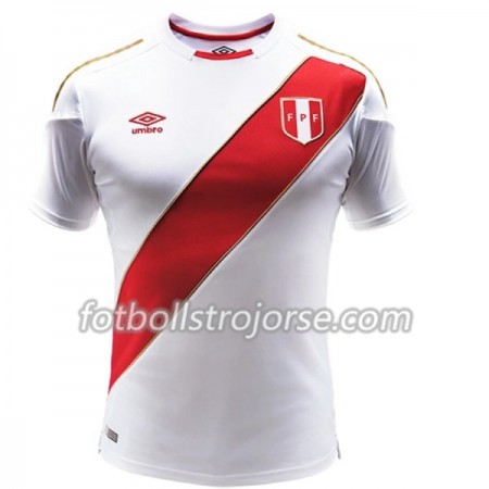 Peru Matchtröjor Hemma Fotbollströja VM 2018 Peru Matchtröjor Hemma Fotbollströja VM 2018