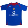 Manchester United 2005-06 Matchtröjor Retro Borta Fotbollströja