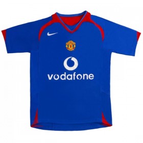 Manchester United 2005-06 Matchtröjor Retro Borta Fotbollströja