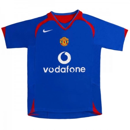 Manchester United 2005-06 Matchtröjor Retro Borta Fotbollströja