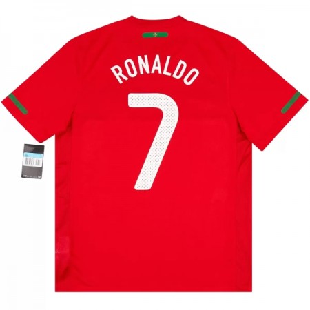 Portugal Ronaldo 7 2010 Matchtröjor Retro Hemma Fotbollströja Portugal Ronaldo 7 2010 Matchtröjor Retro Hemma Fotbollströja