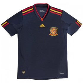 Spanien 2010 Matchtröjor Retro Borta Fotbollströja