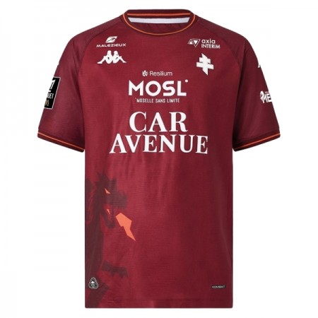 FC Metz Matchtröjor Hemma Fotbollströja 2025-26 FC Metz Matchtröjor Hemma Fotbollströja 2025-26