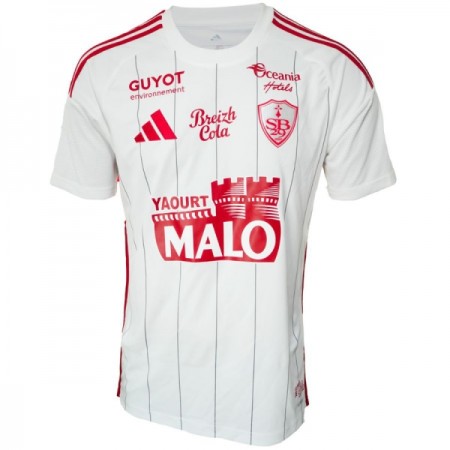 Stade Brestois Matchtröjor Borta Fotbollströja 2025-26 Stade Brestois Matchtröjor Borta Fotbollströja 2025-26
