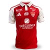 Stade Brestois Matchtröjor Hemma Fotbollströja 2025-26 Stade Brestois Matchtröjor Hemma Fotbollströja 2025-26