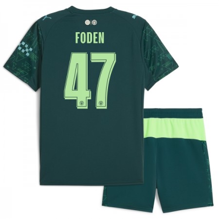 Manchester City Foden 47 Matchtröjor EA Sport Barn Fjärde Fotbollströja 2025-26 Manchester City Foden 47 Matchtröjor EA Sport Barn Fjärde Fotbollströja 2025-26