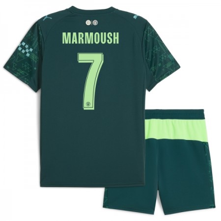 Manchester City Marmoush 7 Matchtröjor EA Sport Barn Fjärde Fotbollströja 2025-26