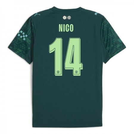 Manchester City Nico 14 Matchtröjor EA Sport Fjärde Fotbollströja 2025-26
