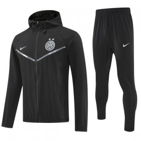 Inter Milan Träningsjacka Hood 2025-26 Svart