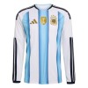 Argentina Matchtröjor Hemma Fotbollströja VM 2026 Långärmad Argentina Matchtröjor Hemma Fotbollströja VM 2026 Långärmad