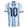 Argentina Messi 10 Matchtröjor Hemma Fotbollströja VM 2026 Argentina Messi 10 Matchtröjor Hemma Fotbollströja VM 2026