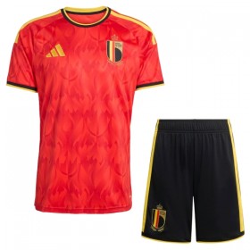 Belgien Matchtröjor Barn Hemma Fotbollströja VM 2026
