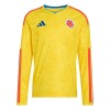 Colombia Matchtröjor Hemma Fotbollströja VM 2026 Långärmad Colombia Matchtröjor Hemma Fotbollströja VM 2026 Långärmad