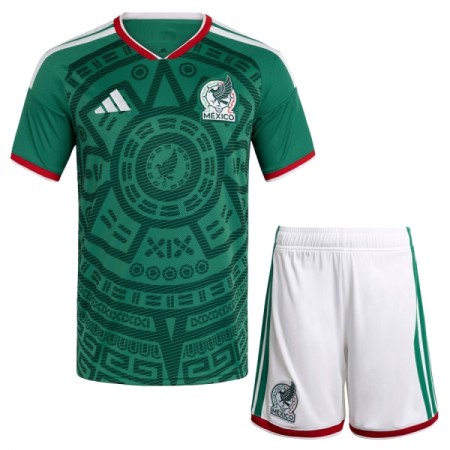 Mexiko Matchtröjor Barn Hemma Fotbollströja VM 2026