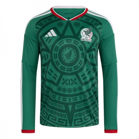 Mexiko Matchtröjor Hemma Fotbollströja VM 2026 Långärmad