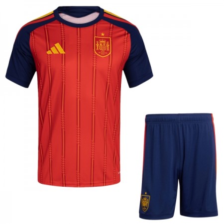 Spanien Matchtröjor Barn Hemma Fotbollströja VM 2026