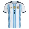 Argentina De Paul 7 Matchtröjor Hemma Fotbollströja VM 2026