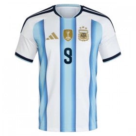 Argentina J. Alvarez 9 Matchtröjor Hemma Fotbollströja VM 2026