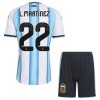 Argentina Lautaro Martinez 22 Matchtröjor Barn Hemma Fotbollströja VM 2026 Argentina Lautaro Martinez 22 Matchtröjor Barn Hemma Fotbollströja VM 2026