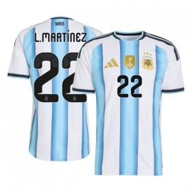 Argentina Lautaro Martinez 22 Matchtröjor Hemma Fotbollströja VM 2026