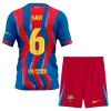FC Barcelona Gavi 6 Matchtröjor Barn Fjärde Fotbollströja 2025-26