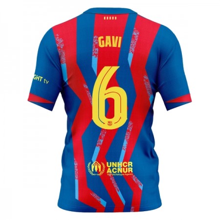 FC Barcelona Gavi 6 Matchtröjor Fjärde Fotbollströja 2025-26 FC Barcelona Gavi 6 Matchtröjor Fjärde Fotbollströja 2025-26
