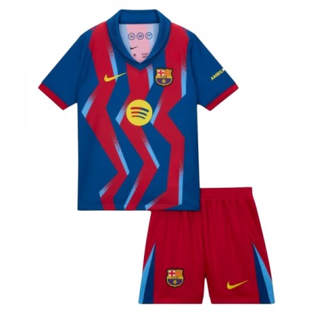 FC Barcelona Matchtröjor Barn Fjärde Fotbollströja 2025-26