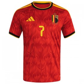 Belgien De Bruyne 7 Matchtröjor Barn Hemma Fotbollströja VM 2026