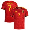 Belgien De Bruyne 7 Matchtröjor Hemma Fotbollströja VM 2026 Belgien De Bruyne 7 Matchtröjor Hemma Fotbollströja VM 2026