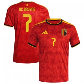 Belgien De Bruyne 7 Matchtröjor Hemma Fotbollströja VM 2026