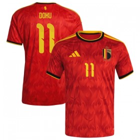 Belgien Doku 11 Matchtröjor Hemma Fotbollströja VM 2026