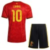 Belgien Lukaku 10 Matchtröjor Barn Hemma Fotbollströja VM 2026