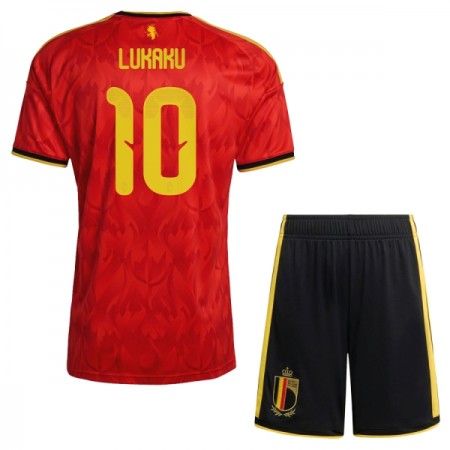 Belgien Lukaku 10 Matchtröjor Barn Hemma Fotbollströja VM 2026