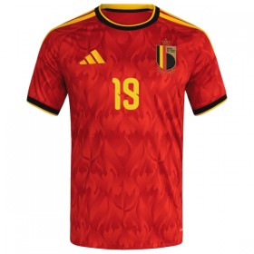 Belgien Openda 19 Matchtröjor Hemma Fotbollströja VM 2026