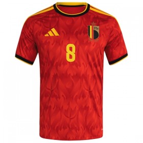 Belgien Tielemans 8 Matchtröjor Hemma Fotbollströja VM 2026