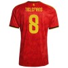 Belgien Tielemans 8 Matchtröjor Hemma Fotbollströja VM 2026