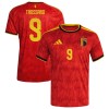 Belgien Trossard 9 Matchtröjor Hemma Fotbollströja VM 2026