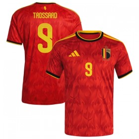 Belgien Trossard 9 Matchtröjor Hemma Fotbollströja VM 2026