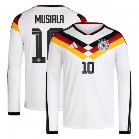 Tyskland Musiala 10 Matchtröjor Hemma Fotbollströja VM 2026 Långärmad
