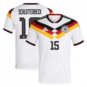 Tyskland N. Schlotterbeck 15 Matchtröjor Hemma Fotbollströja VM 2026