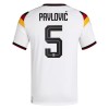 Tyskland Pavlovic 5 Matchtröjor Hemma Fotbollströja VM 2026