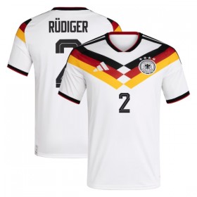 Tyskland Rudiger 2 Matchtröjor Hemma Fotbollströja VM 2026