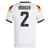 Tyskland Rudiger 2 Matchtröjor Hemma Fotbollströja VM 2026