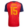 Spanien Baena 15 Matchtröjor Hemma Fotbollströja VM 2026