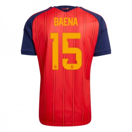 Spanien Baena 15 Matchtröjor Hemma Fotbollströja VM 2026