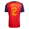 Spanien Carvajal 2 Matchtröjor Hemma Fotbollströja VM 2026