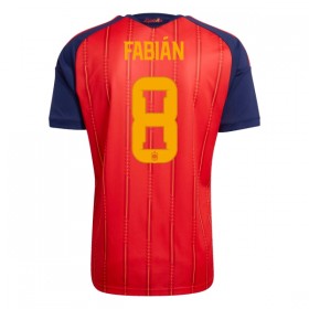 Spanien Fabian 8 Matchtröjor Hemma Fotbollströja VM 2026
